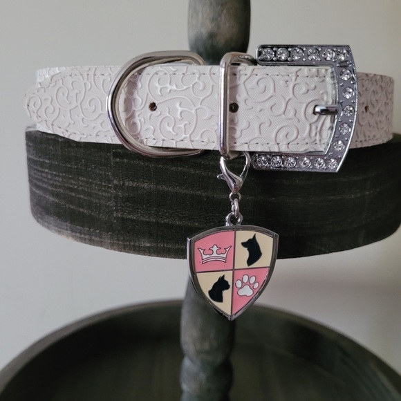 Dog Collar White Fun and Fancy Wedding Formal - Picture 8 of 8